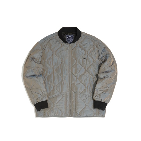 QUILTED JACKET (GREY)