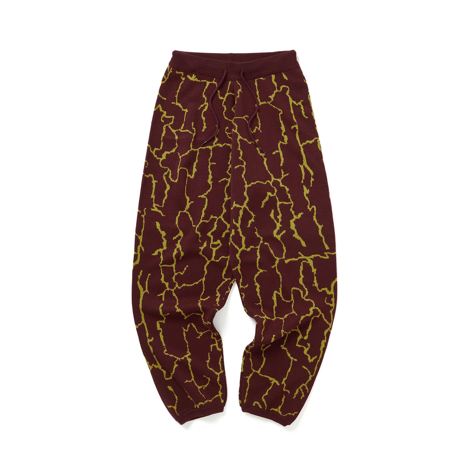 CRACK KNITTED PANTS